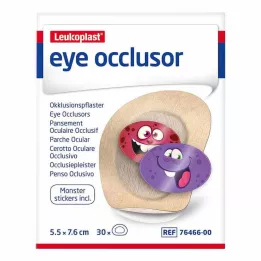 LEUKOPLAST Eye Occlusor 5,5 cmx7,6 cm, 30 st