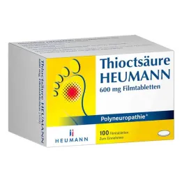 Tioctic acid Heumann 600 mg filmdragerade tabletter (100 stycken)