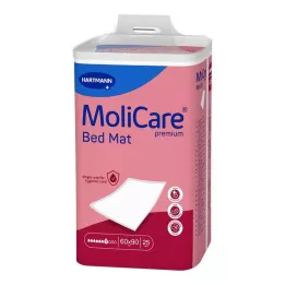 MOLICARE Premium sängmatta 7 droppar 60x90 cm, 25 st