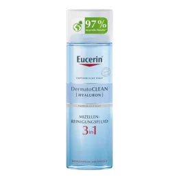 Eucerin Dermatoklean hyaluron micelle rengöringsvätska 3in1, 200 ml