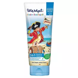 Tetesept 2 i 1 dusch och schampo kapten Sharky, 200 ml