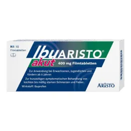 IbuARISTO akut 400 mg ibuprofen filmdragerade tabletter, 10 st