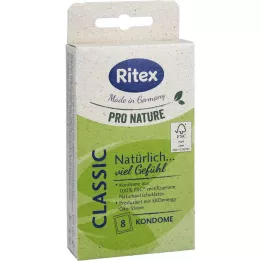 RITEX PRO NATURE CLASSIC Kondomer, 8 st