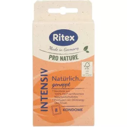 RITEX PRO NATURE INTENSIV Kondomer, 8 st