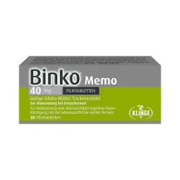 BINKO Memo 40 mg filmbelagda tabletter, 30 st