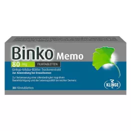BINKO Memo 80 mg filmbelagda tabletter, 30 st