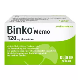 BINKO Memo 120 mg filmdragerade tabletter, 60 st