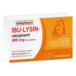 IBU-LYSIN-ratiopharm 400 mg filmdragerade tabletter, 10 st