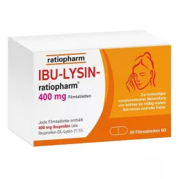 IBU-LYSIN-ratiopharm 400 mg filmdragerade tabletter, 50 st