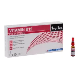 Vitamin B12 Panpharma 1000 µg/ml injektionsvätska, lösning, 10X1 ml