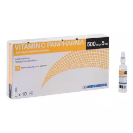 VITAMIN C PANPHARMA 100 mg/ml injektionsvätska, lösning, 10X5 ml