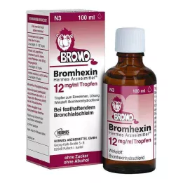 BROMHEXIN Hermes Arzneimittel 12 mg/ml droppar, 100 ml