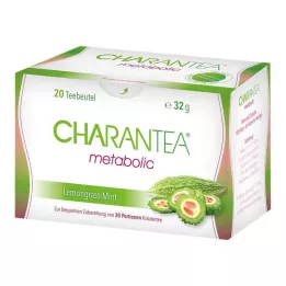 CHARANTEA metabolic Citron/Mint filterpåsar, 20 st