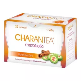 CHARANTEA metaboliskt kanel örttefilterpåsar, 20 st
