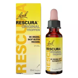 BACHBLÜTEN Original Rescura-droppar med alkohol, 10 ml