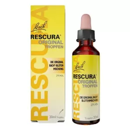 BACHBLÜTEN Original Rescura droppar med alkohol, 20 ml