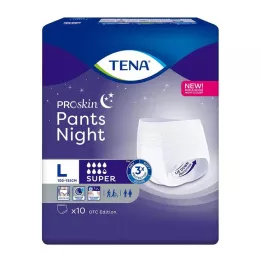 TENA PANTS natt super L engångsbyxor, 10 st