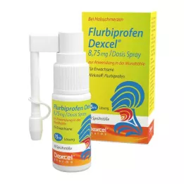 FLURBIPROFEN Dexcel 8,75 mg/dos spray munhåla, 15 ml