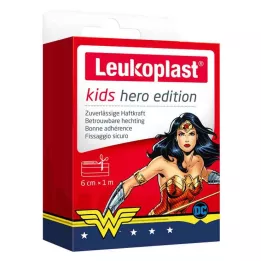 LEUKOPLAST gipshjälte för barn Wonder Woman 6 cmx1m, 1 st