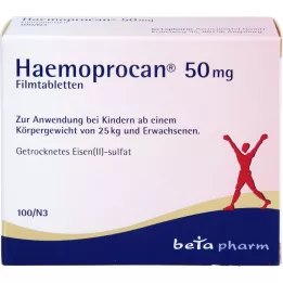 HAEMOPROCAN 50 mg filmdragerade tabletter, 100 st