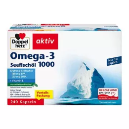 DOPPELHERZ Omega-3 havsfiskolja 1000 kapslar, 240 st