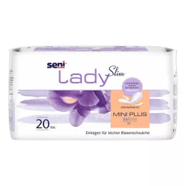 SENI Lady Slim Incontinence Insert Mini Plus, 20 st