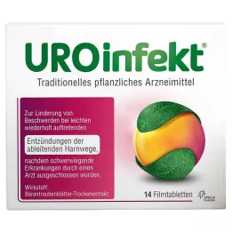 UROINFEKT 864 mg filmdragerade tabletter, 14 st