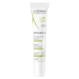 A-Derma Dermalibour + Cica läppbalsam, 15 ml