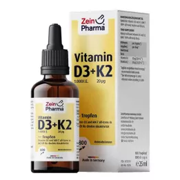 VITAMIN D3+K2 MK-7 droppar för oral användning, hög dos, 25 ml