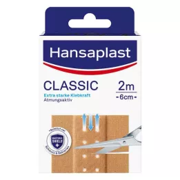 HANSAPLAST Klassisk gips 6 cmx2 m, 1 st