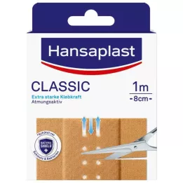 HANSAPLAST Klassisk gips 8cm x1 m, 1 st