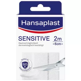 HANSAPLAST Känslig gips hypoallergen 6 cm x 2 m, 1 st