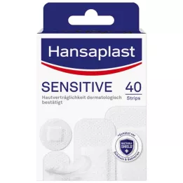 HANSAPLAST Sensitive Gips Hypoallergena Strips, 40 st