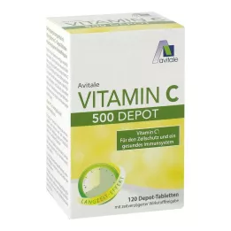 VITAMIN C 500 mg Depåtabletter, 120 st
