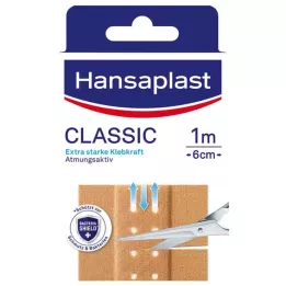 HANSAPLAST Klassisk gips 6 cmx1 m, 1 st