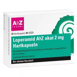 LOPERAMID AbZ akut 2 mg hårda kapslar, 10 st