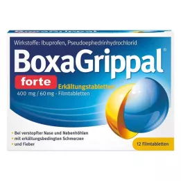 BOXAGRIPPAL forte kall tablett. 400 mg/60 mg FTA, 12 st