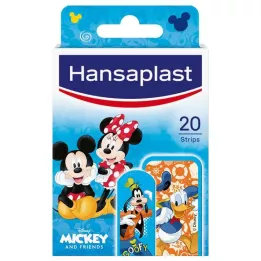 HANSAPLAST Barngipslister Mickey & Friends, 20 st