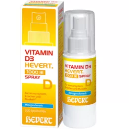 VITAMIN D3 HEVERT 1 000 dvs spray, 30 ml