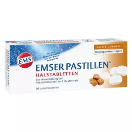 EMSER Pastiller halstabletter salt karamell, 30 st