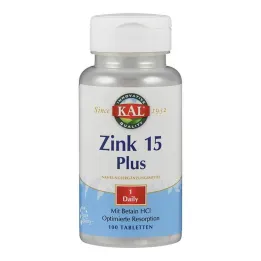 Zinc 15 Plus tabletter, 100 st