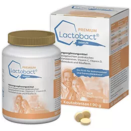 Lactobact Premium Immune Chewable Tablets, 60 st