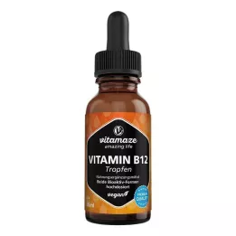 VITAMIN B12 100 µg högdos veganska droppar, 50 ml