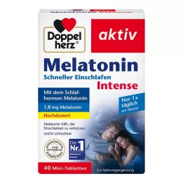 DOPPELHERZ Melatonintabletter, 40 st