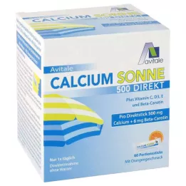 CALCIUM SONNE 500 Direct Portion Sticks, 60 st