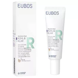 EUBOS KÜHL & KLAR Anti-rodnad CC Kräm LSF 50, 30 ml
