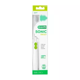 GUM SONIC DAILY Sonic tandborste vit, 1 st