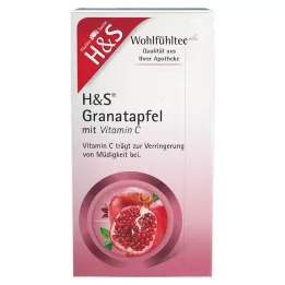 H&S Granatäpple med C-vitaminfilterpåsar, 20X2 g