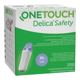 ONE TOUCH Delica Safety engångssticka 30 G, 200 st