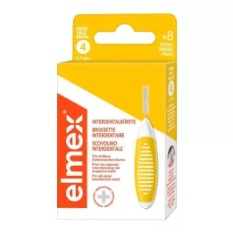ELMEX Interdentalborstar ISO storlek 4 0,7 mm gul, 8 st